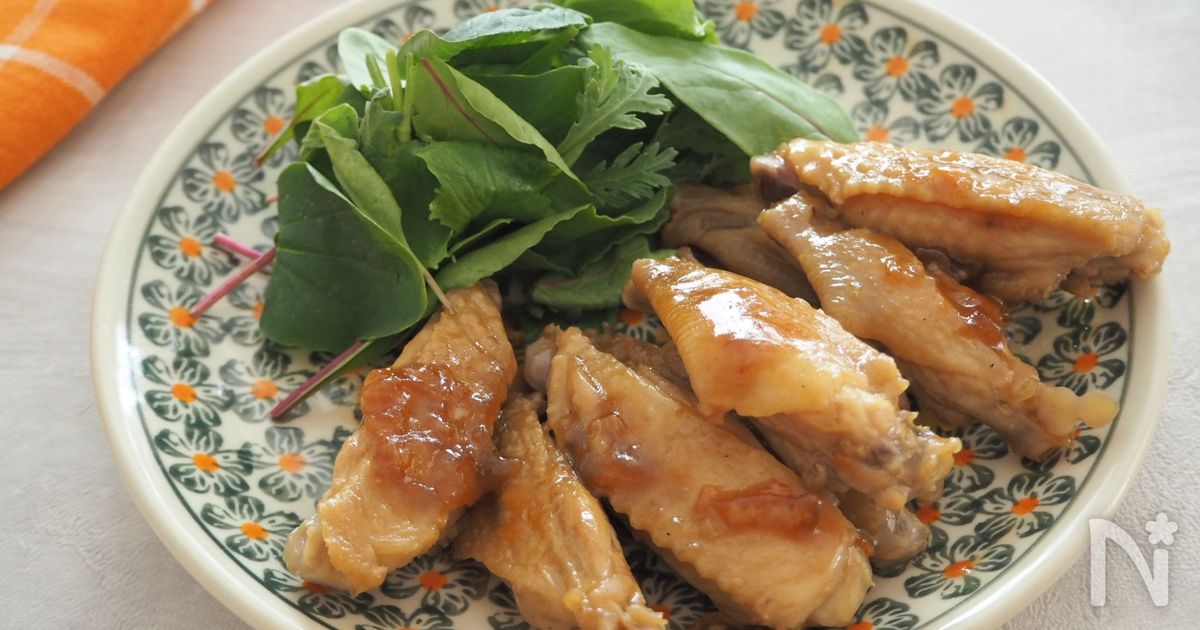 【子どもも好きな味！】鶏手羽のマーマレード照り焼き