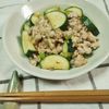 M＊Pの作ってみた!投稿(ズッキーニと鶏ひき肉のピリ辛味噌炒め)