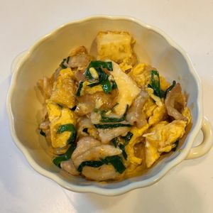 みわの作ってみた!投稿(《丼にしても美味しい》とろーり♪豚こまニラ玉あんかけ)