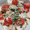 よっこの作ってみた!投稿(ミニトマトと豆腐の和風サラダ)