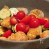 夏野菜のさっぱりガーリックチキンの工程5