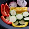 コクうま！【ジョンソンヴィルと焼き野菜の梅バターグリル】の工程2