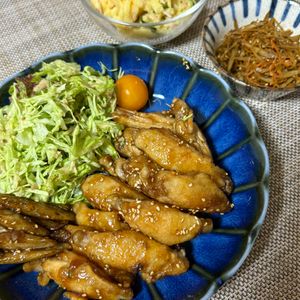 まるの作ってみた!投稿(【手羽中の甘辛揚げ】カリッと甘辛がたまらない！)