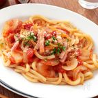 レンジ１発！アラビアータうどん