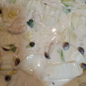 パンダ♪35の作ってみた!投稿(【我が家の定番♡︎とろとろ白菜とチキンのクリーム煮】)