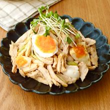 【鶏ねぎのデリ風サラダ】レンジで完結♪夏にピッタリ!