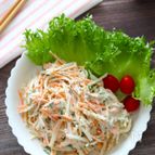 【大根とにんじんのごまドレサラダ】子ども喜ぶ♪やみつきサラダ