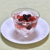 キャピタンの作ってみた!投稿(レシピ 冷凍ミックスベリー入り水ゼリー)