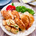 【じゃがいもとアスパラの揚げ餃子】子どもも喜ぶ♡