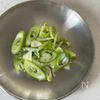 餃子の皮で♪ワンタン風スープの工程1