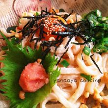 10分で！明太クリーム釜玉うどん