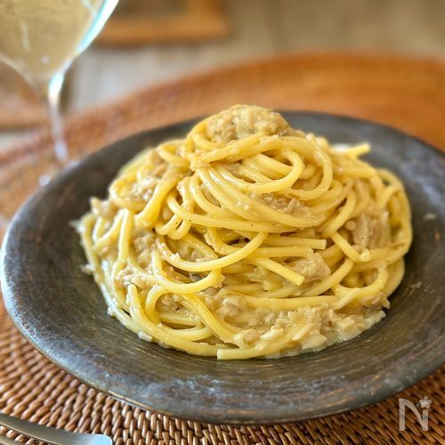 【えのきのオイルパスタ】経済的♪まるでポルチーニ！