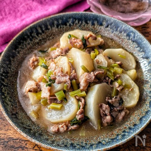 【かぶと豚肉の和風あん】体が温まる!