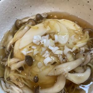 空き箱の作ってみた!投稿(旨味がギュッ♪豆腐のたっぷりきのこあんかけ)
