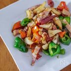 豚肉とエリンギの辛口トマト炒め