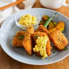 『秋鮭のカレータルタルフライ』カレー風味の相性◎お弁当にも☆