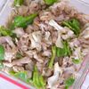 豚と舞茸とピーマンの生姜焼き♩火も包丁もやる気も不要!ズボラの工程3