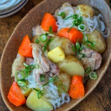 白だし香る♡ 【鶏肉の無水肉じゃが🥔】