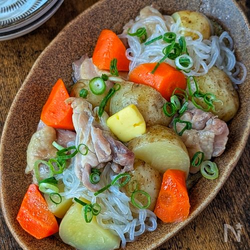 白だし香る♡ 【鶏肉の無水肉じゃが🥔】