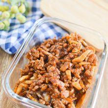 10分で作る!フライドオニオンときのこのキーマカレー