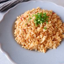 アンチョビで♪洋風納豆チャーハン