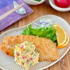 香ばしい♩たらのフライ・ガーリック風味