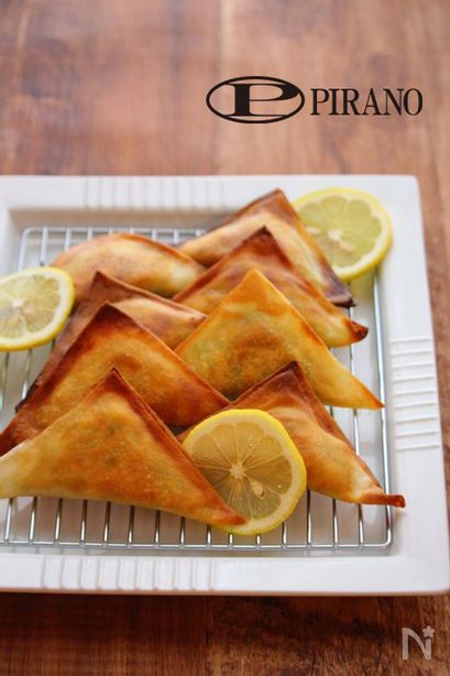 冷凍えびと冷凍ブロッコリーの和風サラダ春巻き♪
