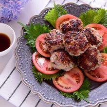 冷めても美味しい『青じそ』香る豚つみれ