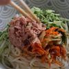 【暑い日さっぱり】ツナキム混ぜそうめんの工程2