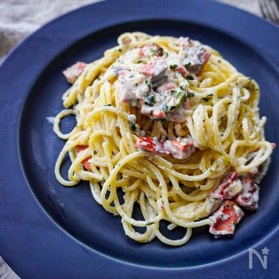 【絶品パスタ】プロ直伝！スモークサーモンのクリームパスタ
