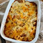 鯖缶とカリフラワーのグラタン