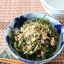 【刻み昆布とツナのわさびごま醤油和え】箸がノンストップ！