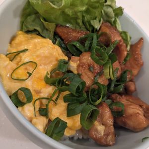 ほのちきの作ってみた!投稿(大満足のてりたまチキン丼)