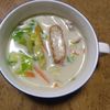 ももの作ってみた!投稿(【さつま揚げとキャベツの豆乳スープ】キャベツたっぷり♪)