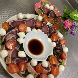 そら・ゆずの作ってみた!投稿(かつおのたたき＊サラダ風)
