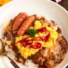 残りカレーで♪ふわとろオムチーズカレー【夏休みごはんにも】