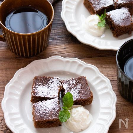 簡単おやつ レンジで簡単 豆腐入りブラウニー風ケーキ By 松田みやこ レシピサイト Nadia ナディア プロの料理家のおいしいレシピ