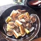 旨味たっぷり♡あさりと長ねぎの焼きびたし