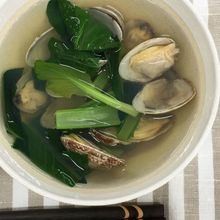 あさりと小松菜のスープ