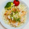 くるみの作ってみた!投稿(ワンパン10分！【鶏むね肉おろしポン酢】さっぱりおいしい♩)