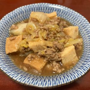 りんごの作ってみた!投稿(【白菜と厚揚げのとろとろ煮】ご飯にかけて食べても美味しい！)