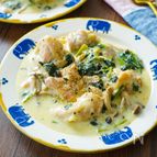 レンジで作れる！超簡単鶏肉ときのこのクリーム煮