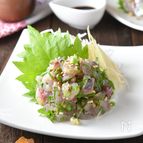 【鯵のたたき】火を使わないかんたん和食