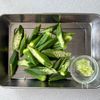 【オクラのねぎ塩和え】3分副菜、腸活にの工程1