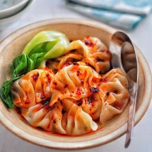 海老がぷりぷり❤️たれが自慢の『よだれ水餃子』♯冷凍可能