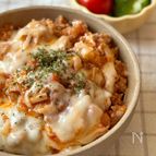 10分で簡単！【ミートチーズ丼】