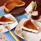 ヨーグルトで♪メープル香るベイクドチーズケーキ☆