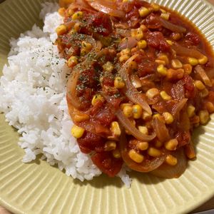 りぃママの作ってみた!投稿(我が家のお助けご飯＊トマツナライス＊)