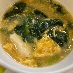 358906の作ってみた!投稿(ほうれん草と豆腐の中華とろたまスープ)