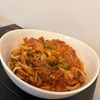 いちごの作ってみた!投稿(革命的にうまい♡『鯖缶ときのこの革命トマトパスタ』)